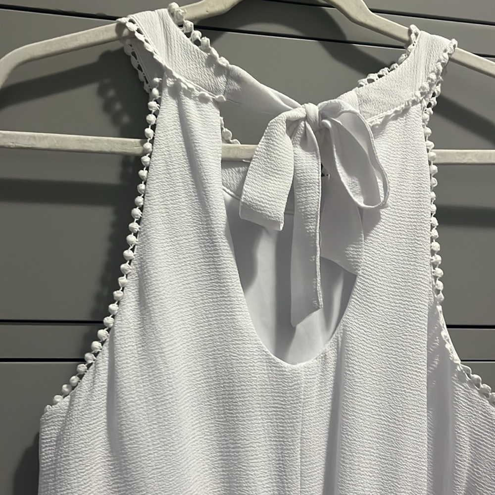 White Francesca’s Boutique Romper - Brand: Blue Rain